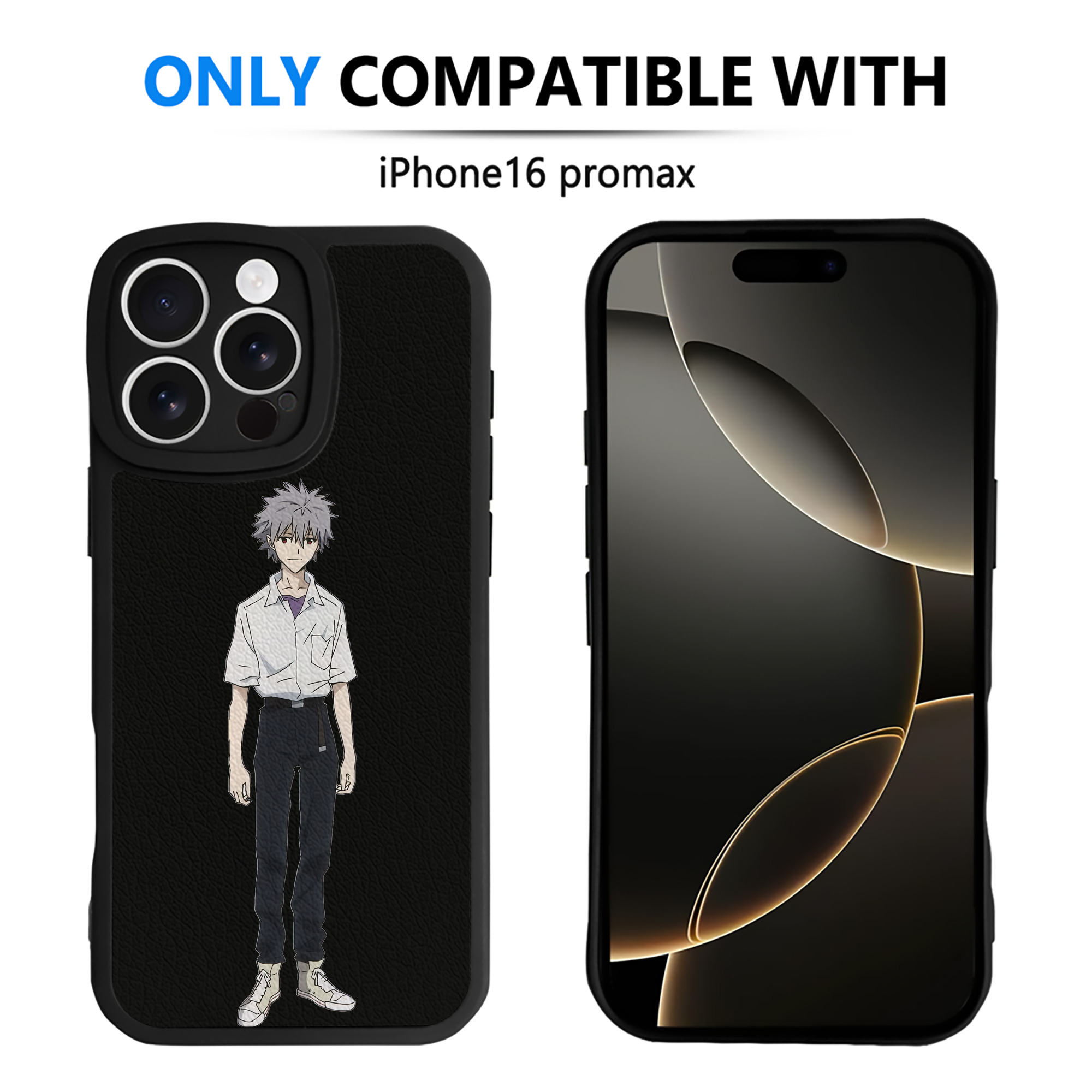 （画像用） EVA 新世紀エヴァンゲリオン 【iPhone 16シリーズ対応】シリコンスマホケース（レザー調） 材質：シリコン